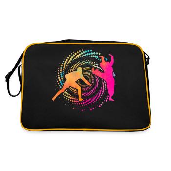 Capoeira - Sac Retro - noir/or - Dos