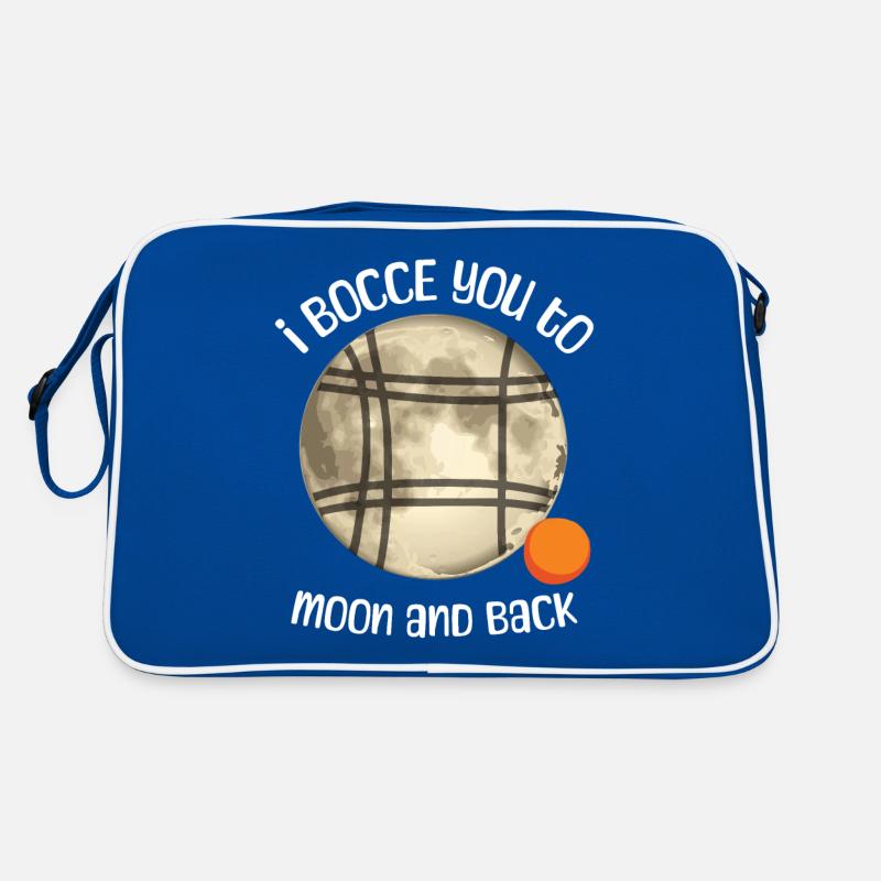 Bocce Ball Sprüche Retro Tasche