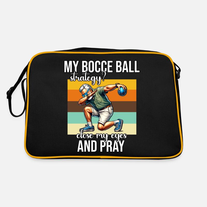 Drôle de dicton de boule de pétanque Sac Retro