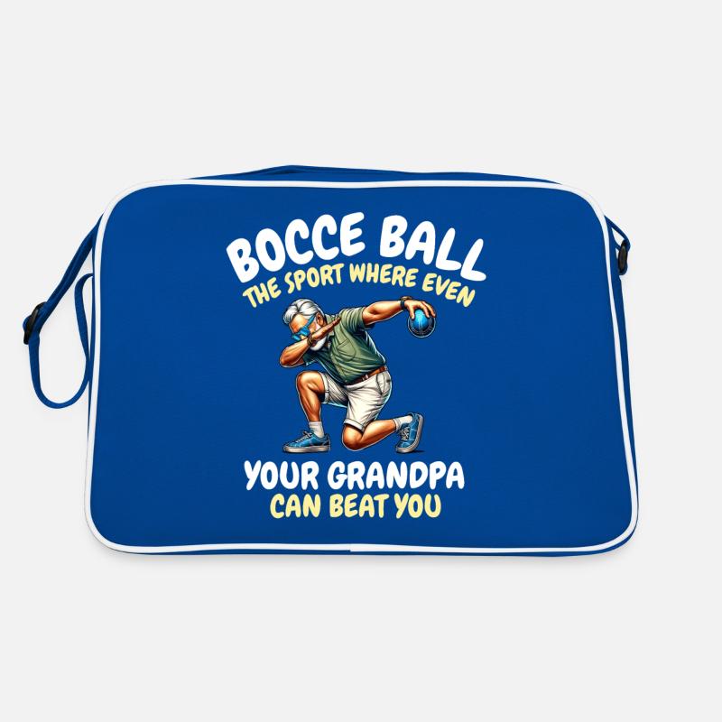 Drôle de dicton de boule de pétanque Sac Retro