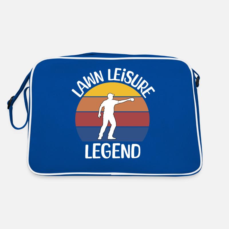 Bocce Ball Player Retro Bag