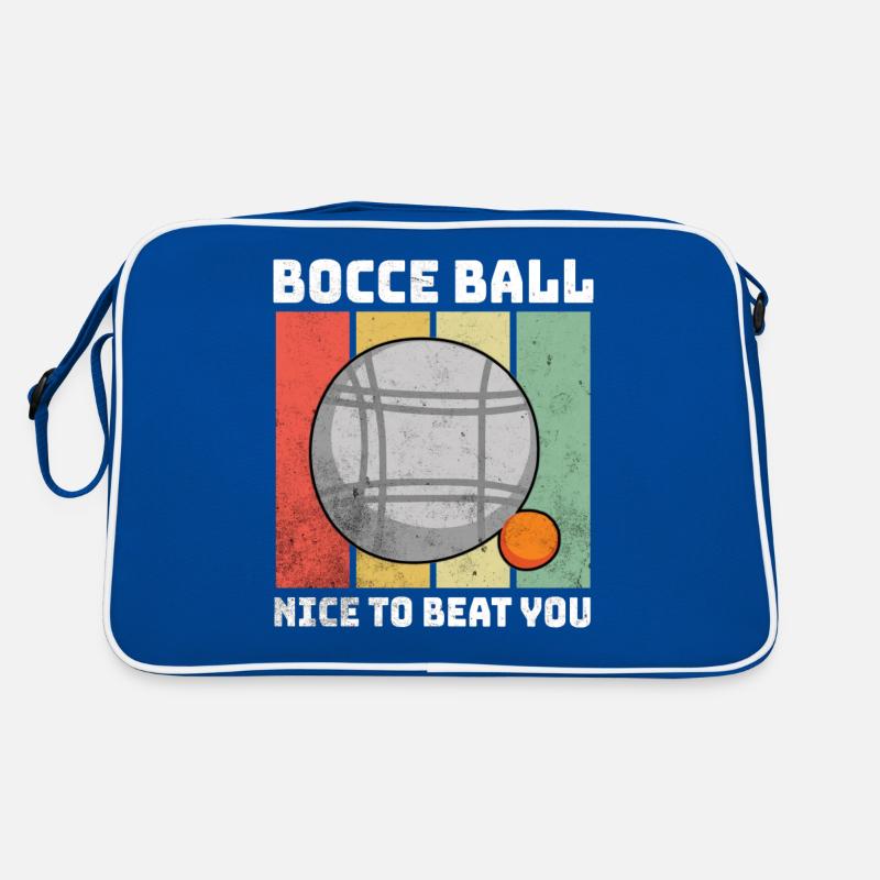 Bocce Ball Sayings Retro Bag