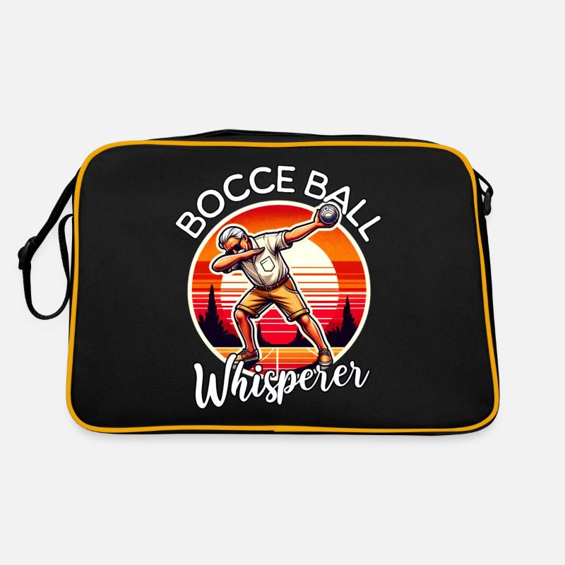 Chuchoteur de boules de pétanque Sac Retro