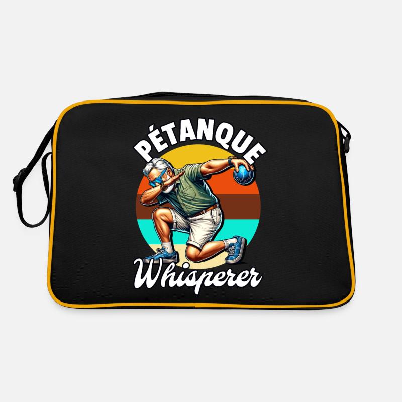 Petanque Whisperer Retro Tasche