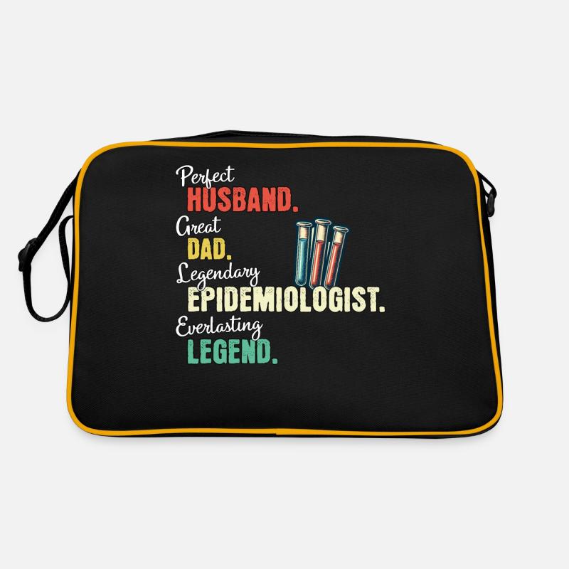 Epidemiologist Dad Retro Bag