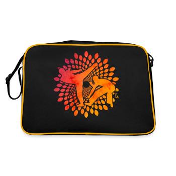 Capoeira - Sac Retro - noir/or - Dos