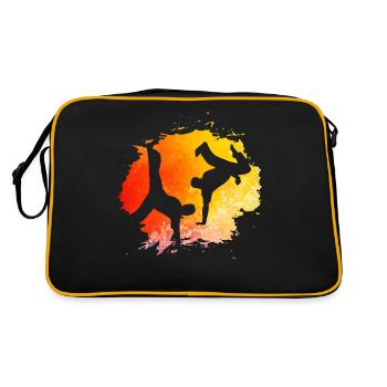 Capoeira - Sac Retro - noir/or - Dos