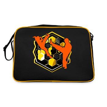Capoeira - Sac Retro - noir/or - Dos