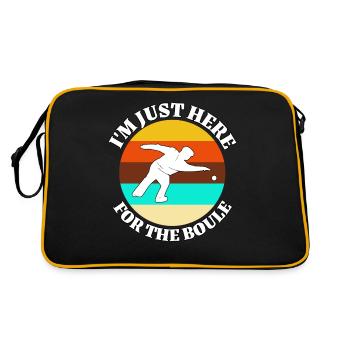 Boules - Retro Bag - black/gold - Back
