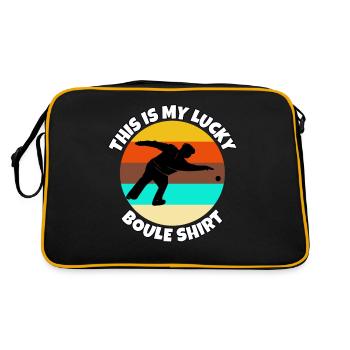 Boules - Retro Bag - black/gold - Back