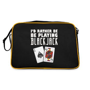 Blackjack - Retro Bag - black/gold - Back
