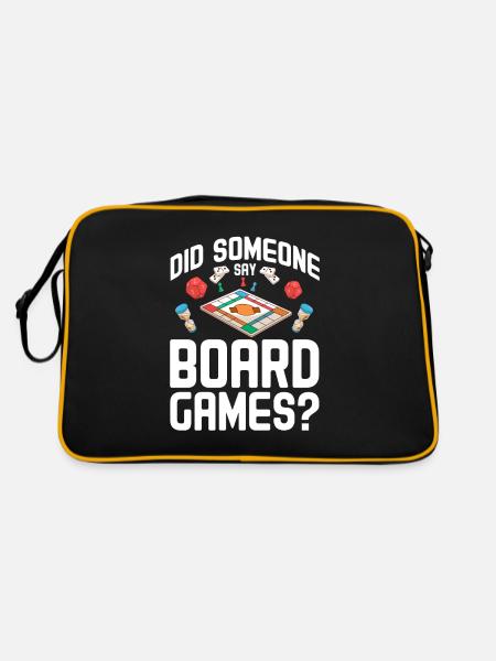 Board Game Board Games Game Night Games Gift - Retro Bag - black/gold - Back