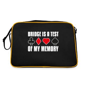 Bridge - Retro Bag - black/gold - Back