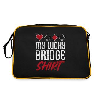 Jeu de cartes de bridge Jeu de cartes Casino Jeu de cartes Cadeau - Sac Retro - noir/or - Dos
