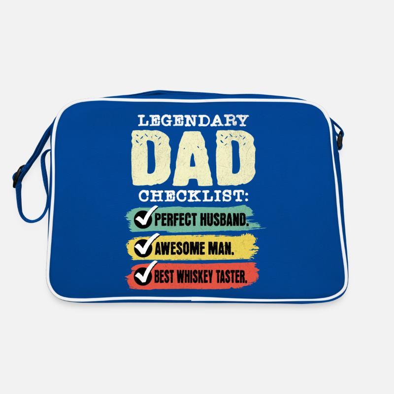 Papa Whiskey Trinker Vatertag Retro Tasche