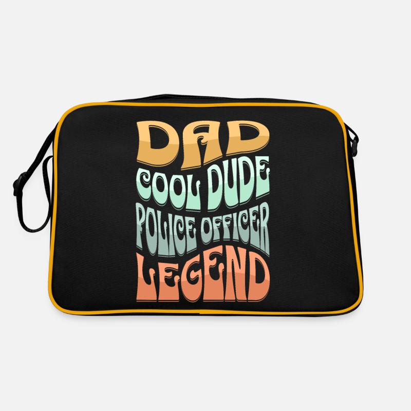 Dad Policeman Retro Bag