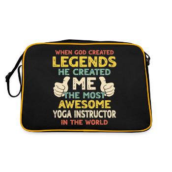 Yoga Instructor - Retro Bag - black/gold - Back
