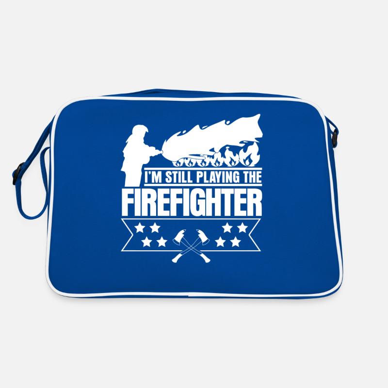 Firefighter Fire Truck Fire Brigade Retro Tasche