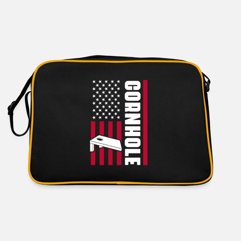 Cornhole Beanbag Cadeau de trou aveugle Sac Retro