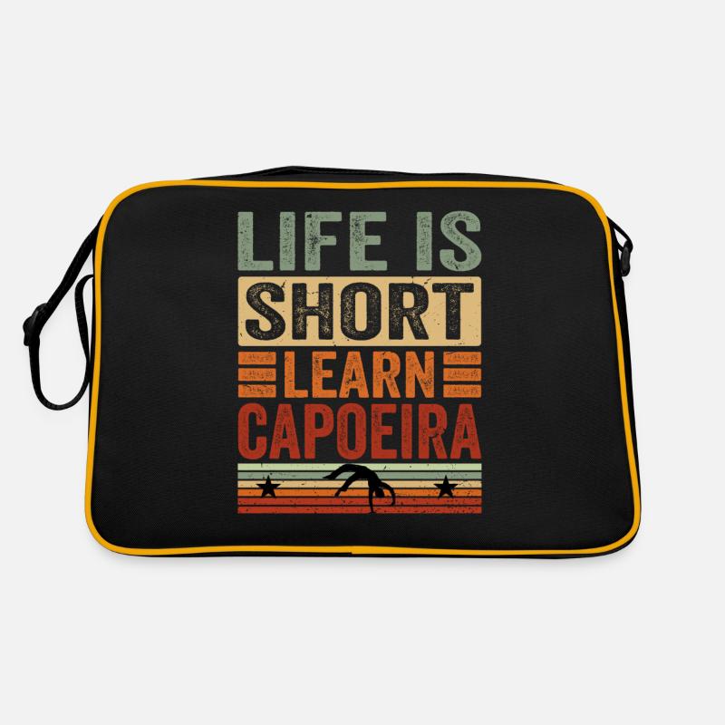 Life is short learn Capoeira Retro Bag