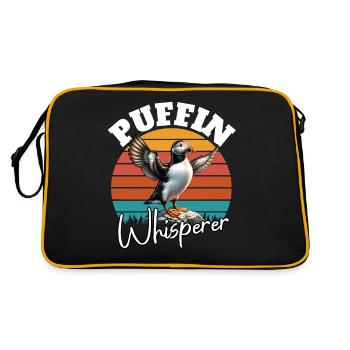 Souffleur de macareux - Sac Retro - noir/or - Dos