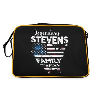 Family Stevens US - Retro Bag - black/gold - Back