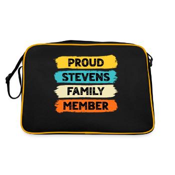 Proud Stevens - Retro Bag - black/gold - Back