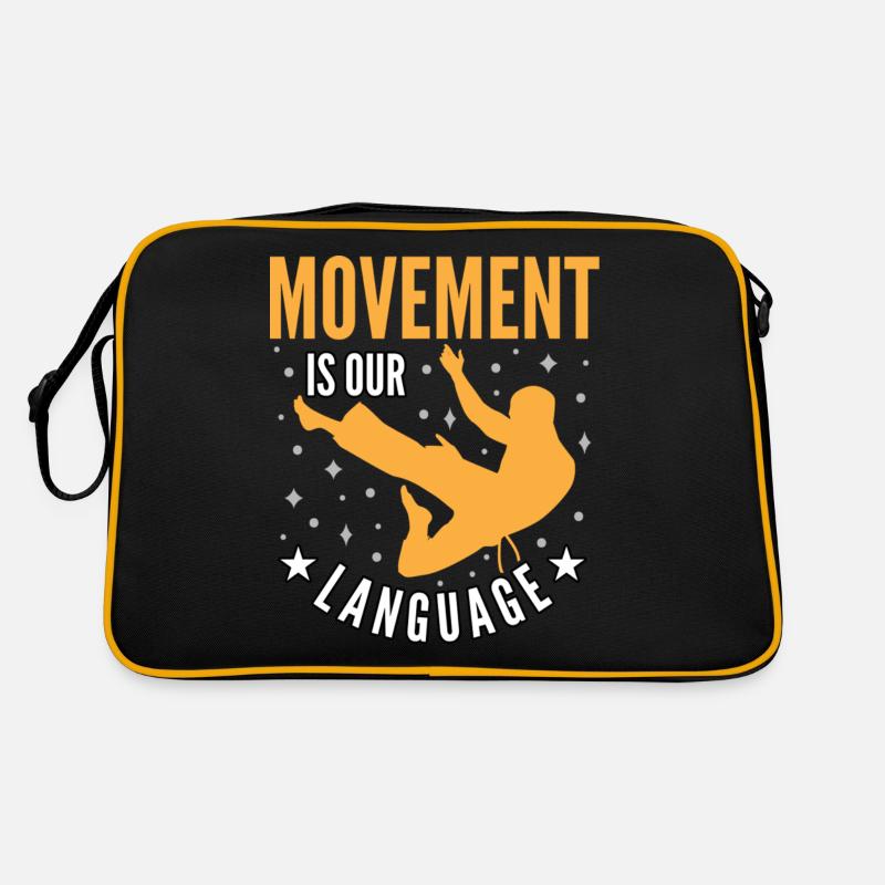 Movement is our language Retro Bag