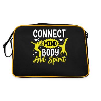 Connecter l’, le corps et l’ - Sac Retro - noir/or - Dos