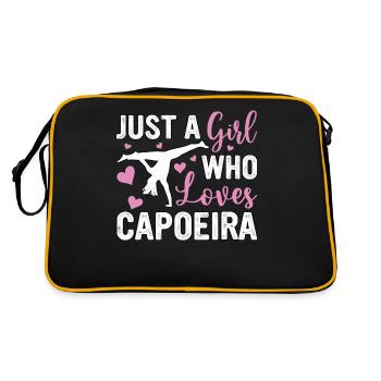 Juste une fille qui aime la capoeira - Sac Retro - noir/or - Dos