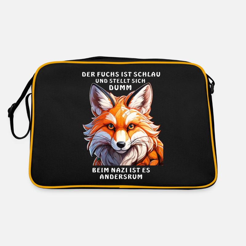 LE RENARD EST INTELLIGENT Sac Retro