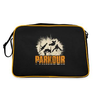 Parkour - Sac Retro - noir/or - Dos