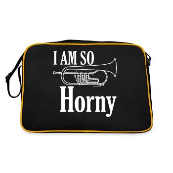 Flugelhorn Orchestra Brass Instrument - Retro Bag - black/gold - Back