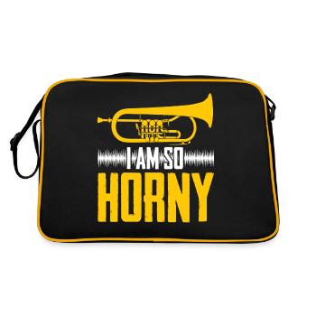 Flugelhorn Brass Instrument Orchestra - Retro Bag - black/gold - Back