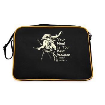 Samouraï - Sac Retro - noir/or - Dos