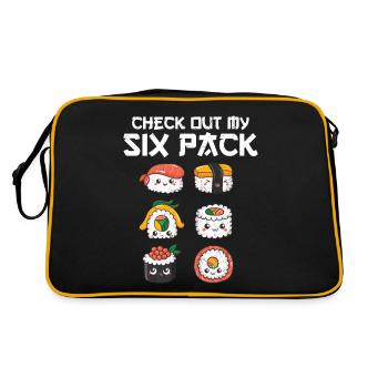 Sushi - Sac Retro - noir/or - Dos