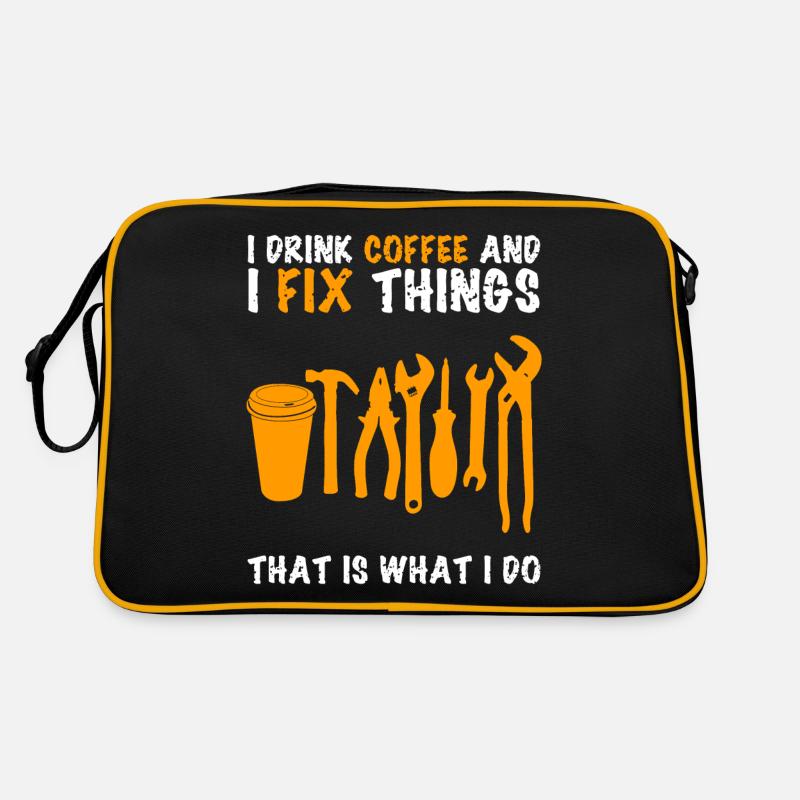 Dad DIY Craftsman Handyman Workshop Retro Tasche