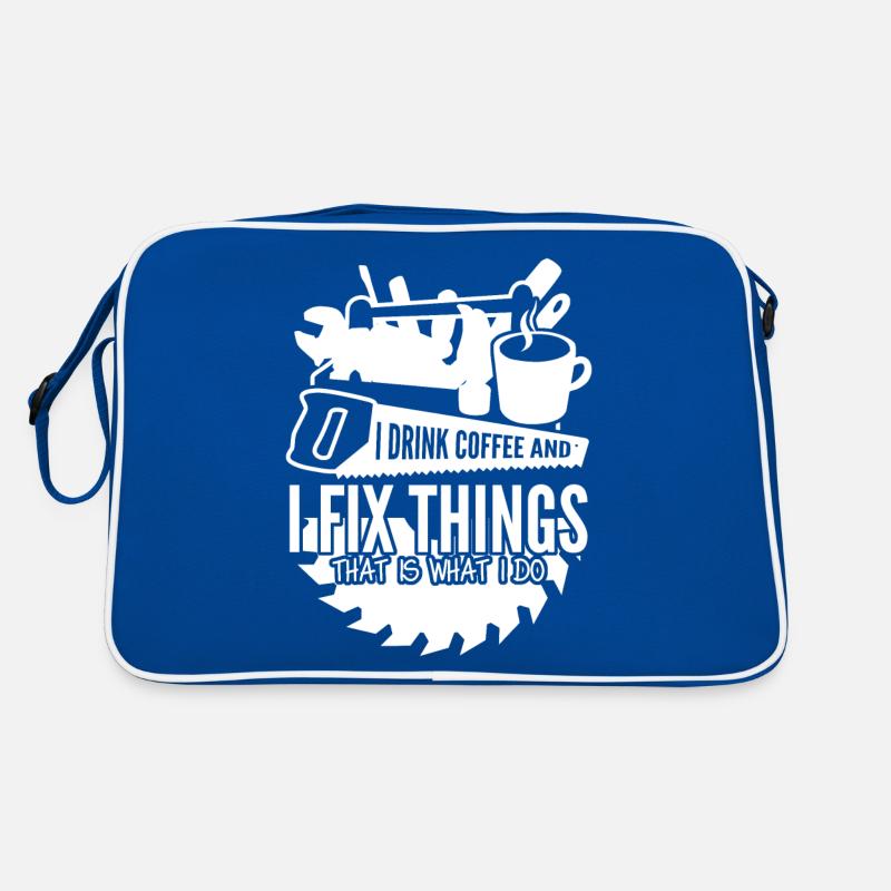 Dad DIY Craftsman Fix things Workshop Retro Tasche