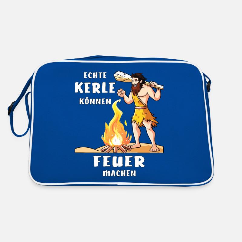 REAL GUYS CAN MAKE FIRE Retro Bag