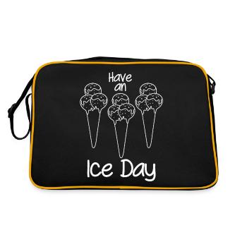 Crème glacée d’été - Sac Retro - noir/or - Dos
