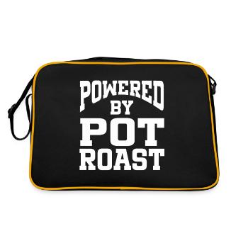 Propulsé par le rôti braisé - Sac Retro - noir/or - Dos