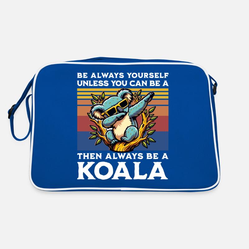Koala Spruch Retro Tasche