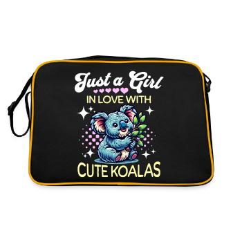 Koala Girl - Sac Retro - noir/or - Dos