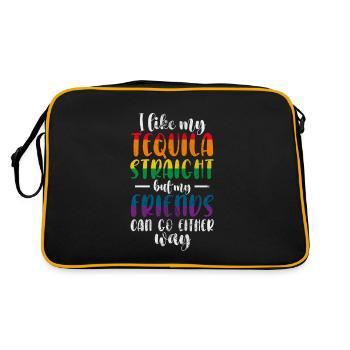 tequila - Retro Bag - black/gold - Back