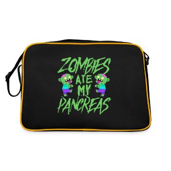 Zombie Zombie Hunter Zombie Apocalypse Cadeau - Sac Retro - noir/or - Dos