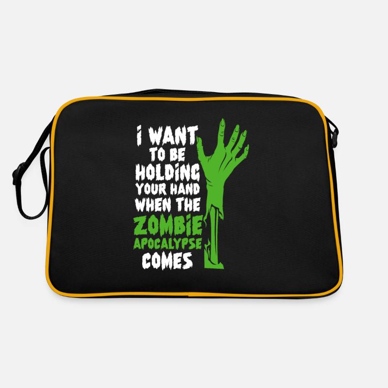 Zombie Zombie Hunter Zombie Apocalypse Gift Retro Bag