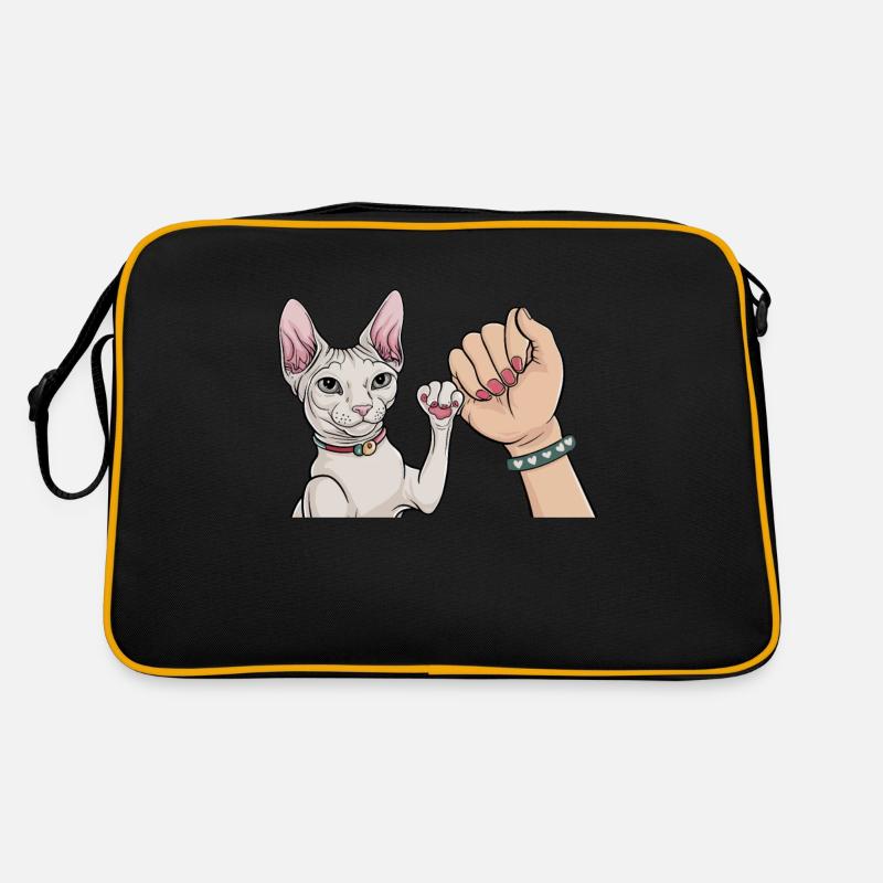 Sphynx Maman Kitty Mama Drôle Chat Sans Poils, Sphynx Sac Retro
