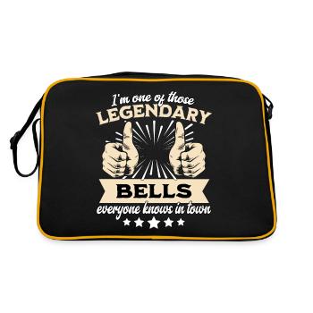 Legendary Bell Legend - Retro Bag - black/gold - Back
