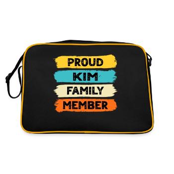 Fière Kim - Sac Retro - noir/or - Dos