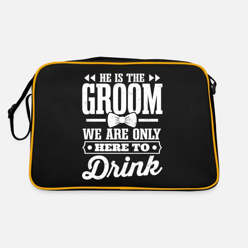 Junggeselle Jungesellenabschied Retro Tasche